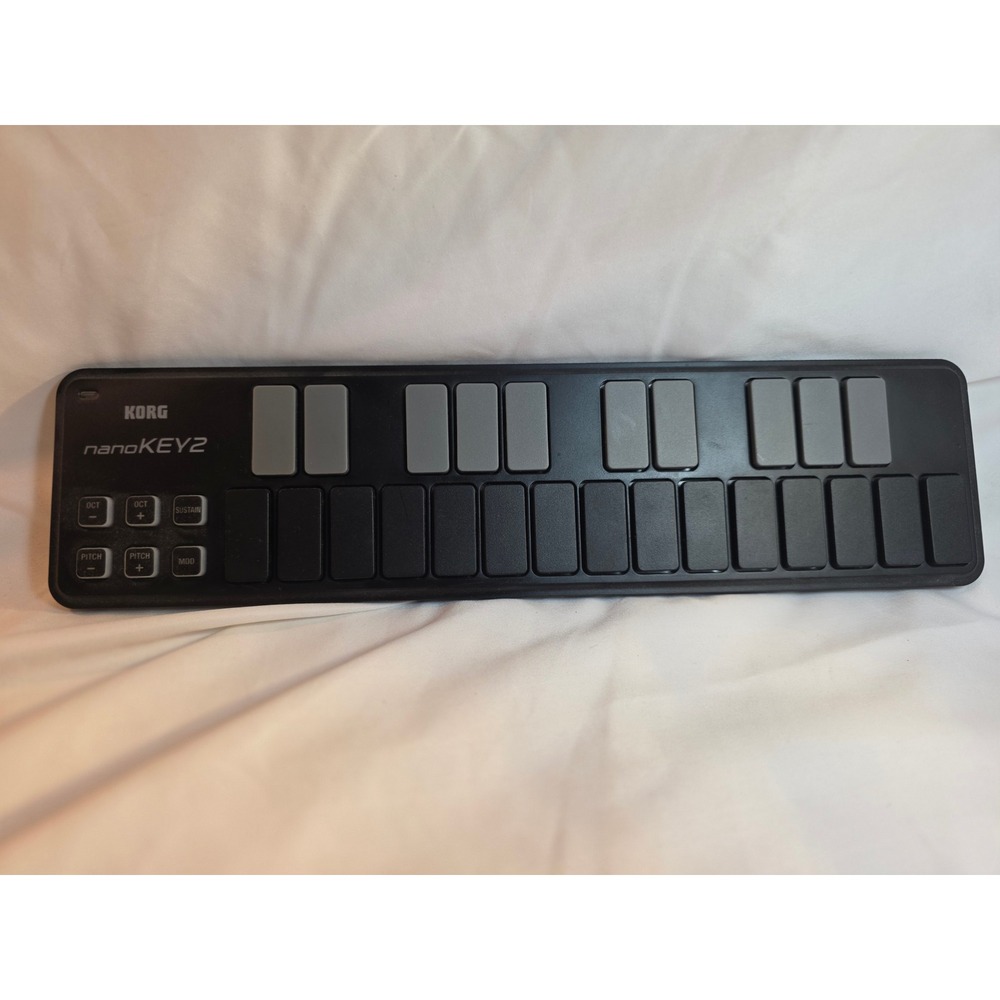 Korg nanoKEY2 Slim-Line USB MIDI Controller Black 25-Key Keyboard NANOKEY2BK